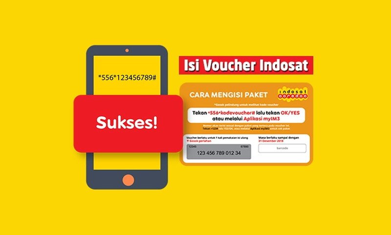 Cara Memasukan Voucher Indosat Terbaru 2024 Lewat MyIM3 Telepon Scan Barcode